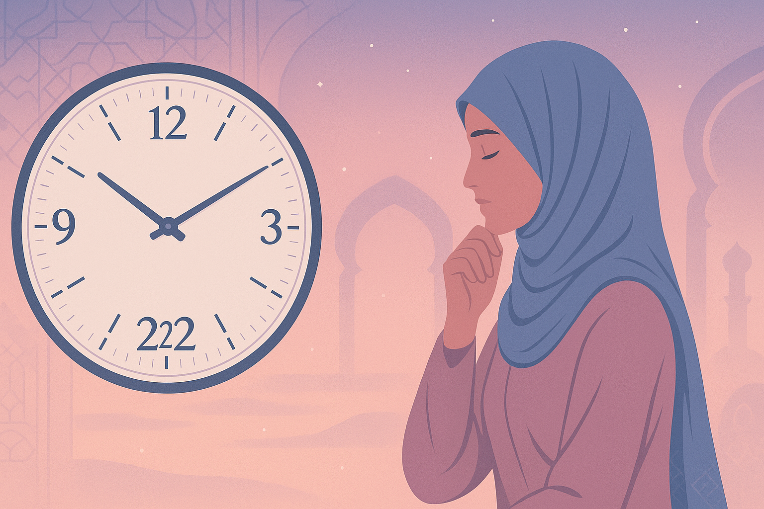 22h22 en islam : quelle signification spirituelle derrière cette heure miroir ?
