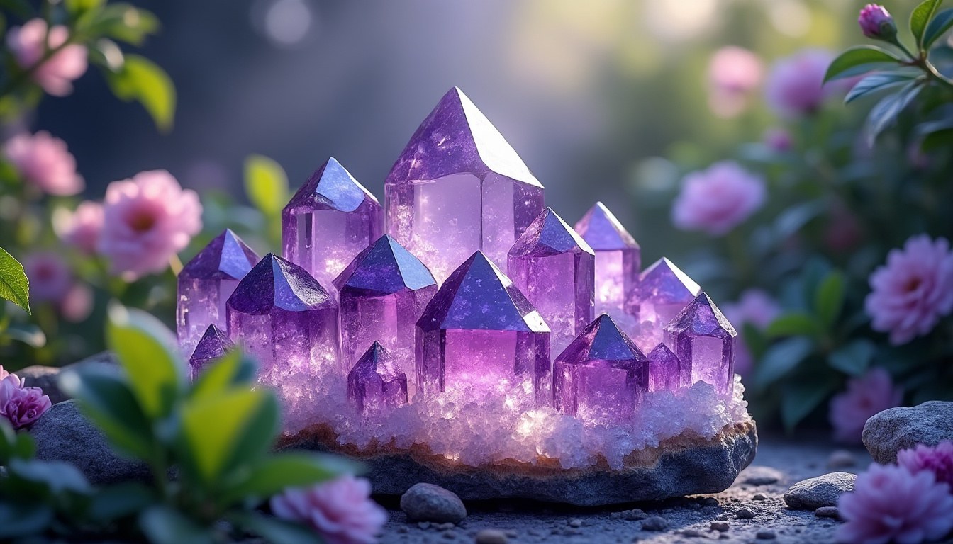 Améthyste : vertus, propriétés et secrets de cette pierre violette
