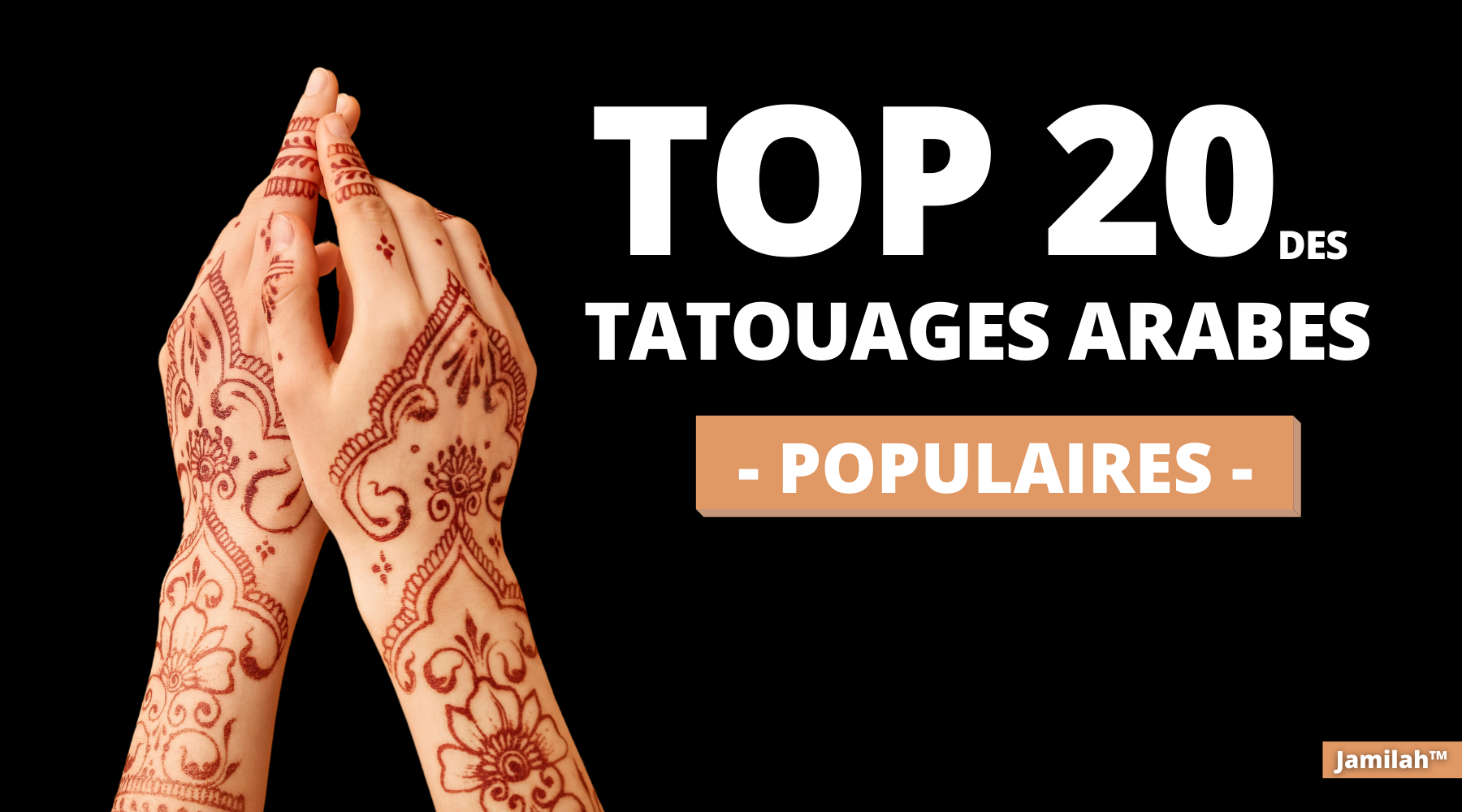 TOP 20 de tatouages arabes et leurs significations-Jamilah™