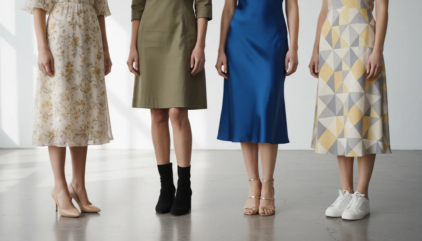 Quelles chaussures avec robe genoux : conseils pour un look réussi
