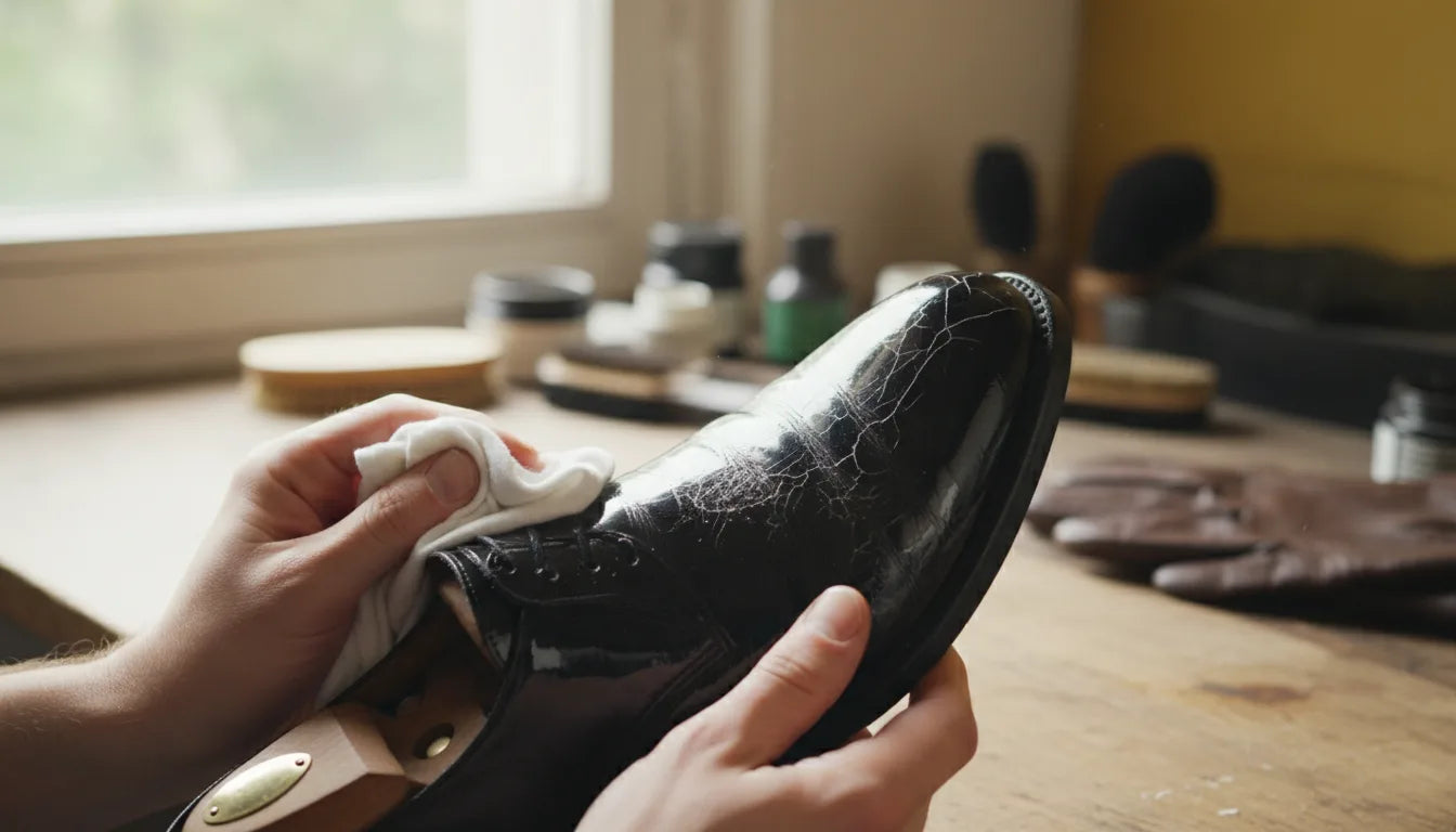 Réparer chaussures vernies craquelées : astuces simples et efficaces