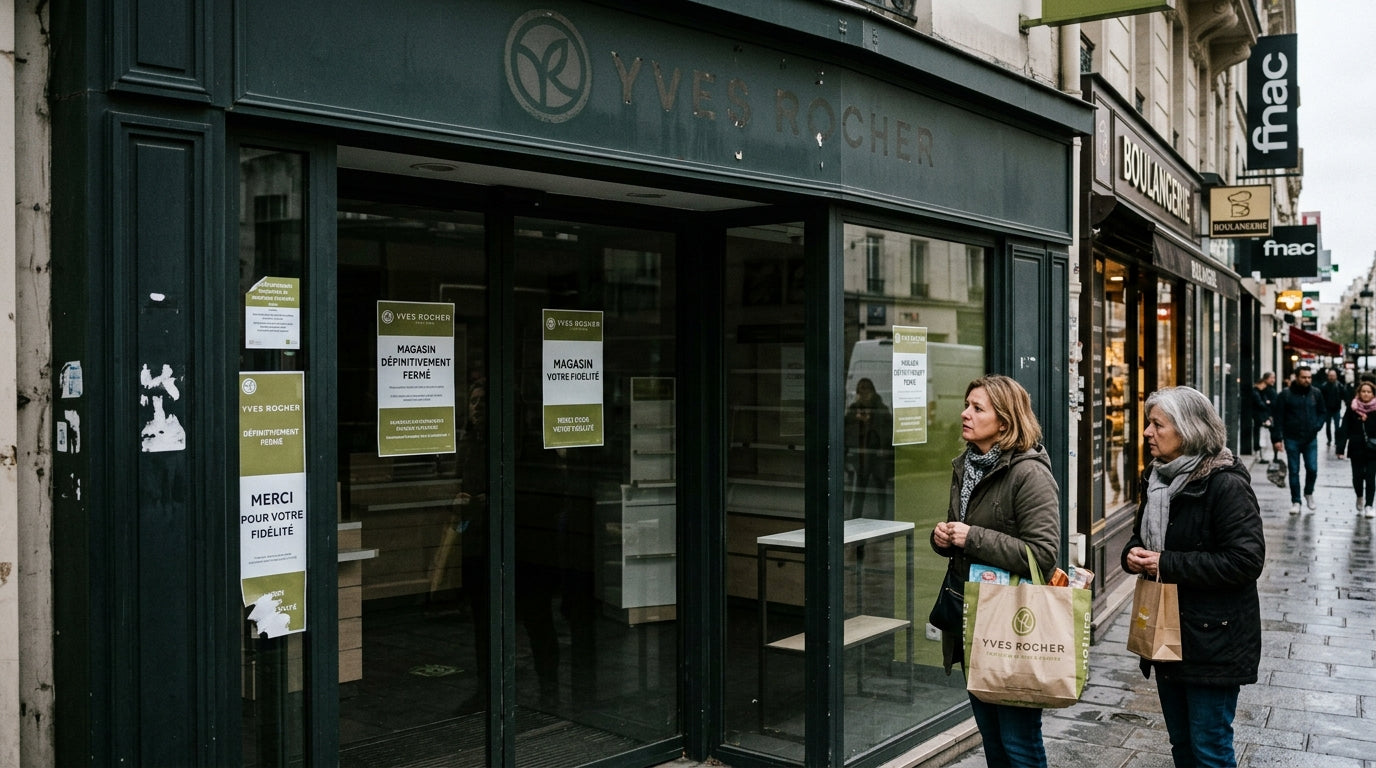 Fermeture Yves Rocher : impact sur les clients et magasins concernés