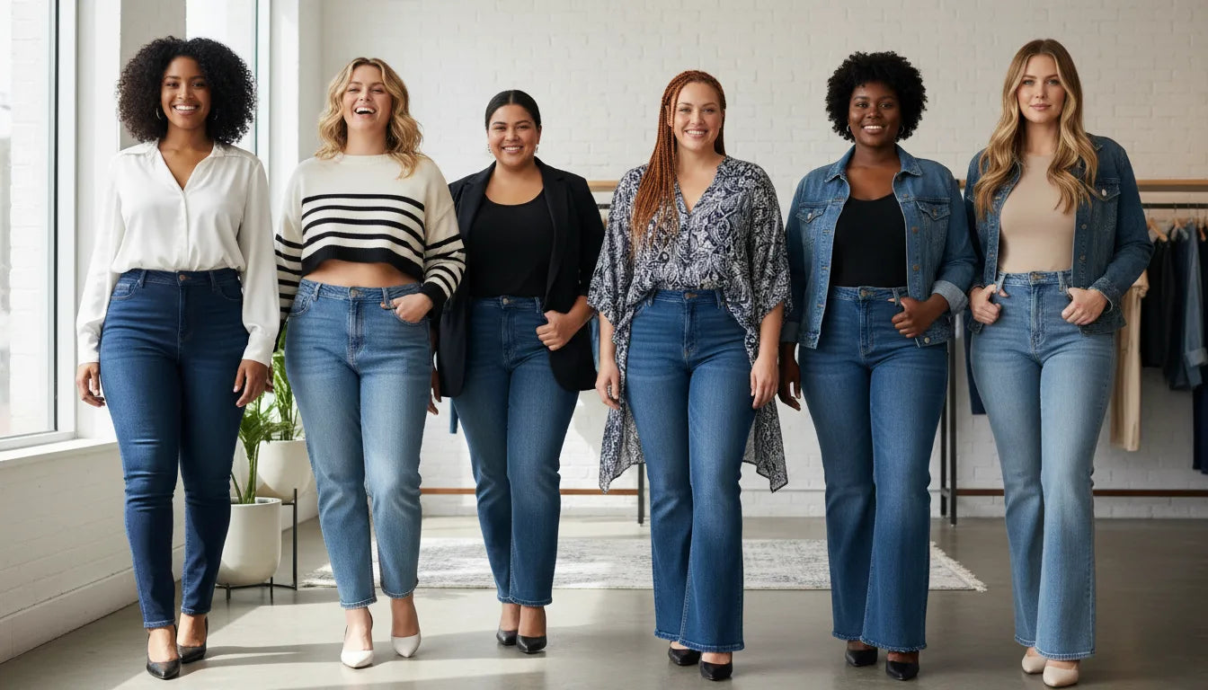 Quelle marque de jean pour femme ronde : les meilleures options à découvrir