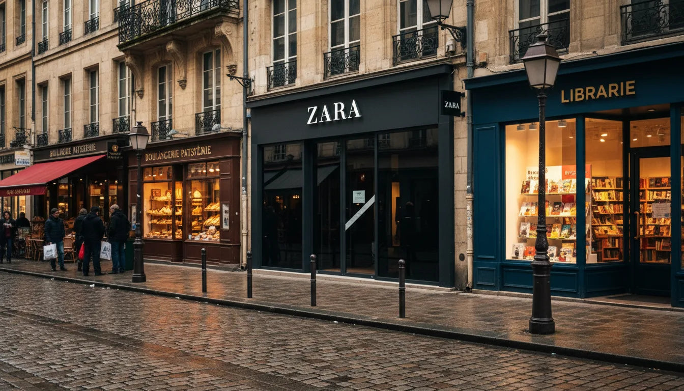 Fermetures de magasins Zara en France : villes touchées par la décision
