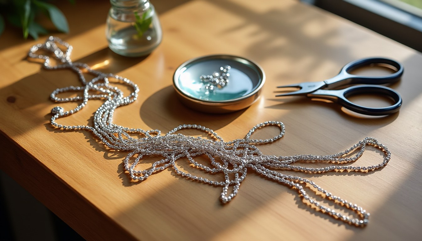 Comment démêler une chaîne facilement sans endommager vos bijoux