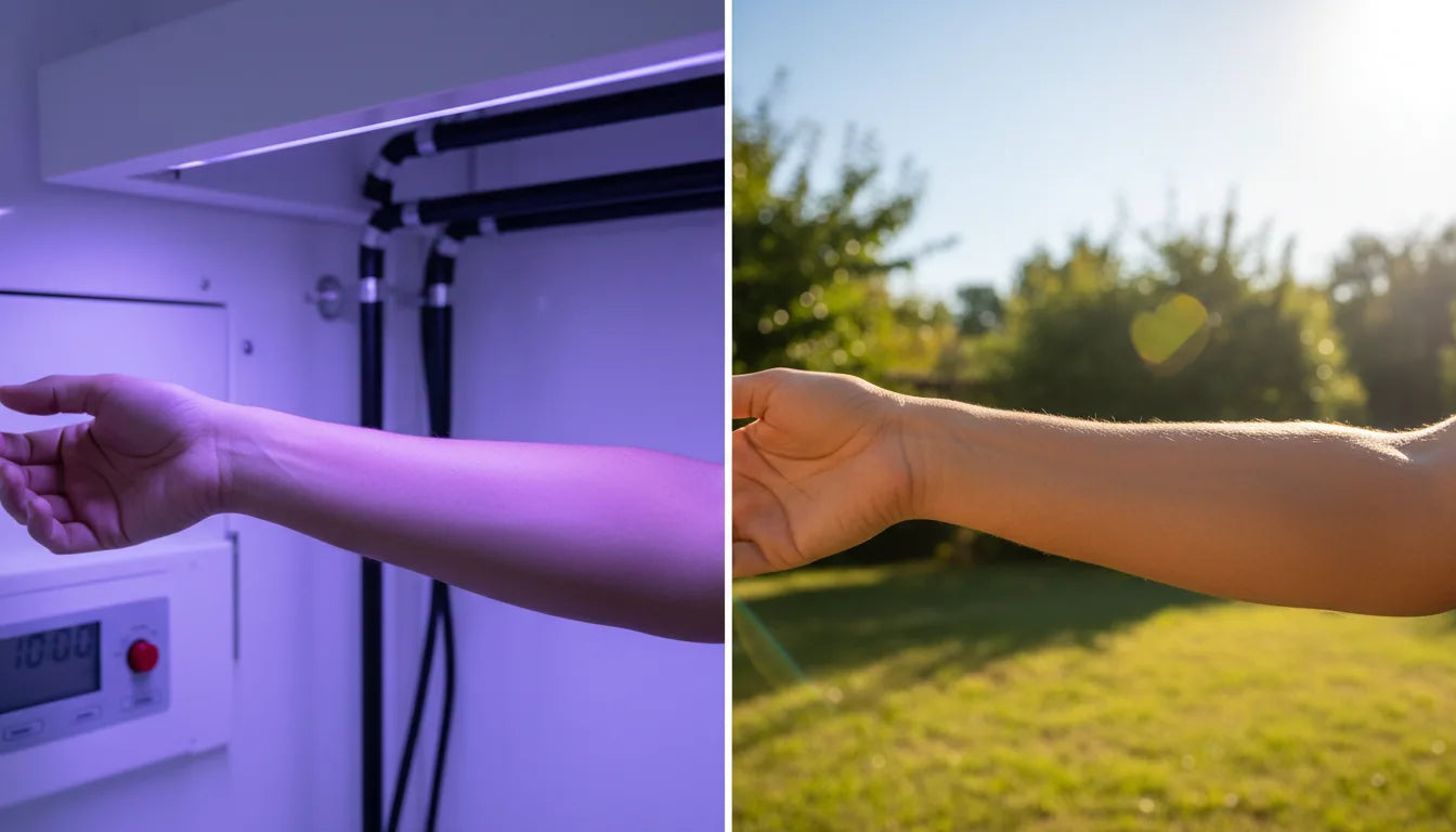 10 minutes d'UV correspond à combien de temps au soleil exactement ?