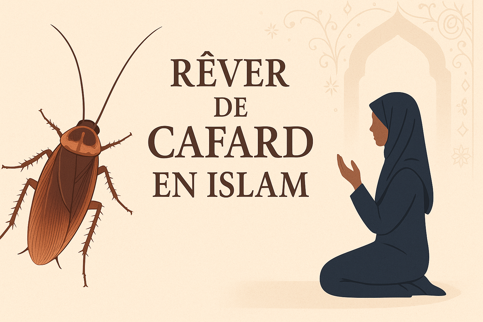 Rêver de cafard en islam : que signifie ce rêve selon les interprétations musulmanes ?