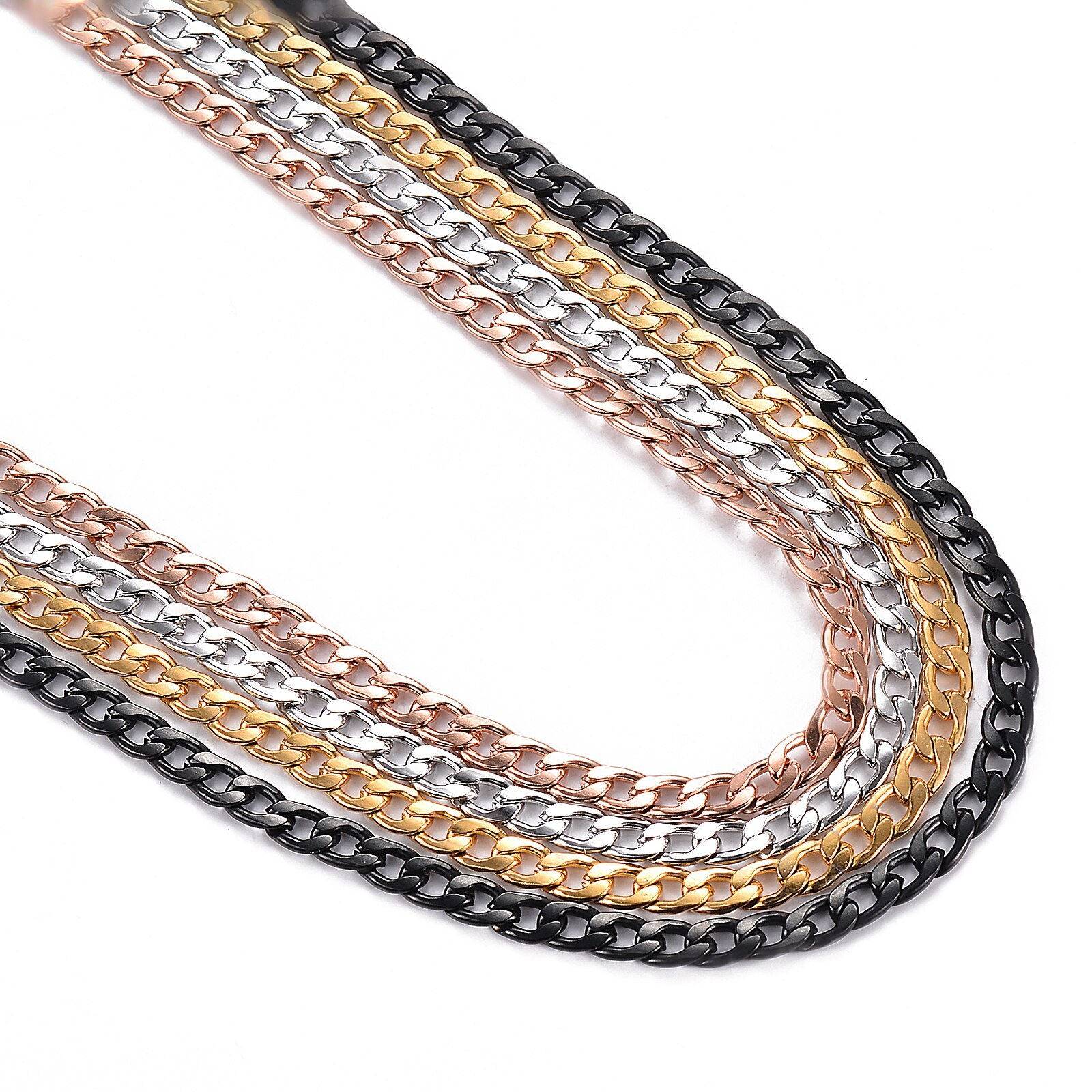 Chaîne Courbée en Acier Inoxydable-Jamilah™