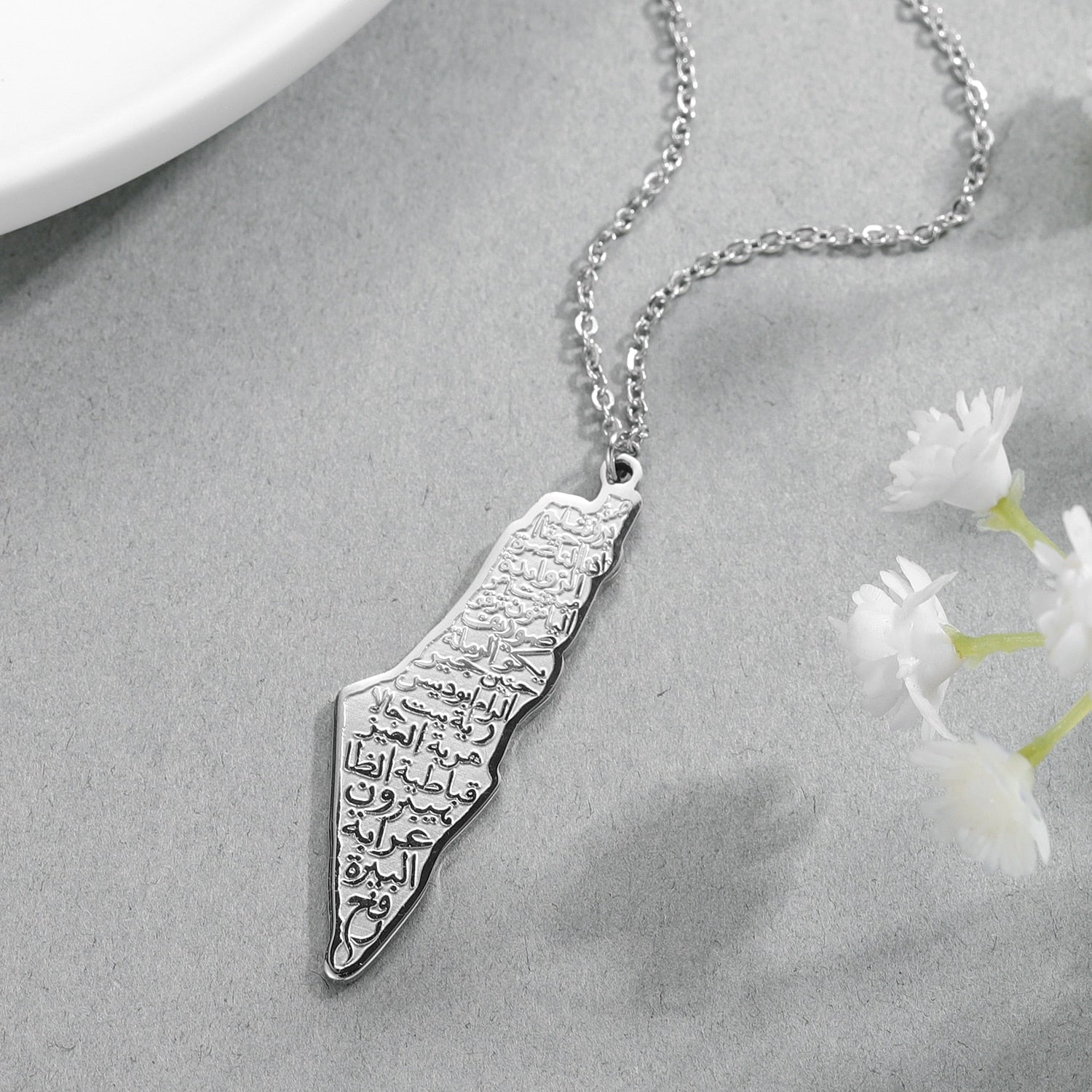 Collier Calligraphie Palestine-Jamilah™