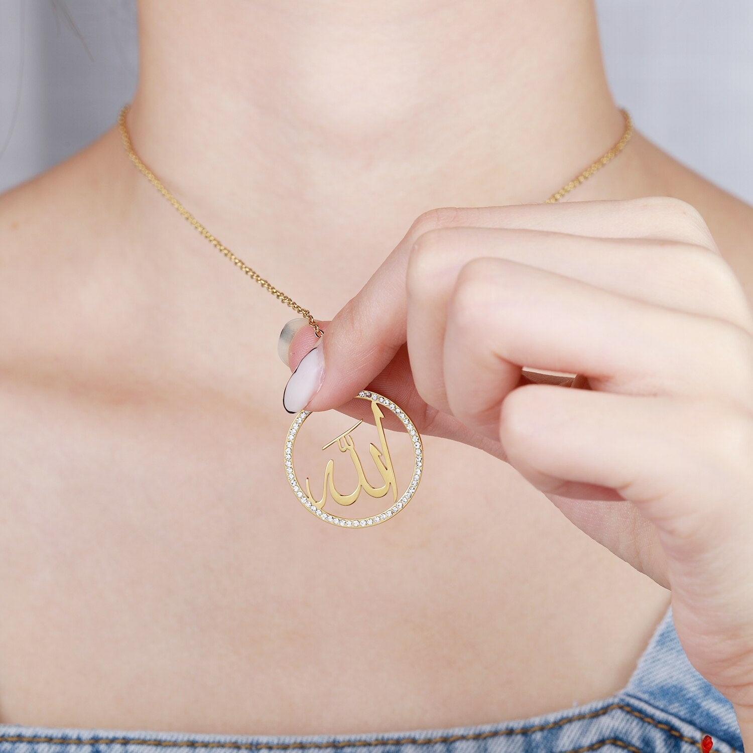 Collier Allah Circulaire-Jamilah™