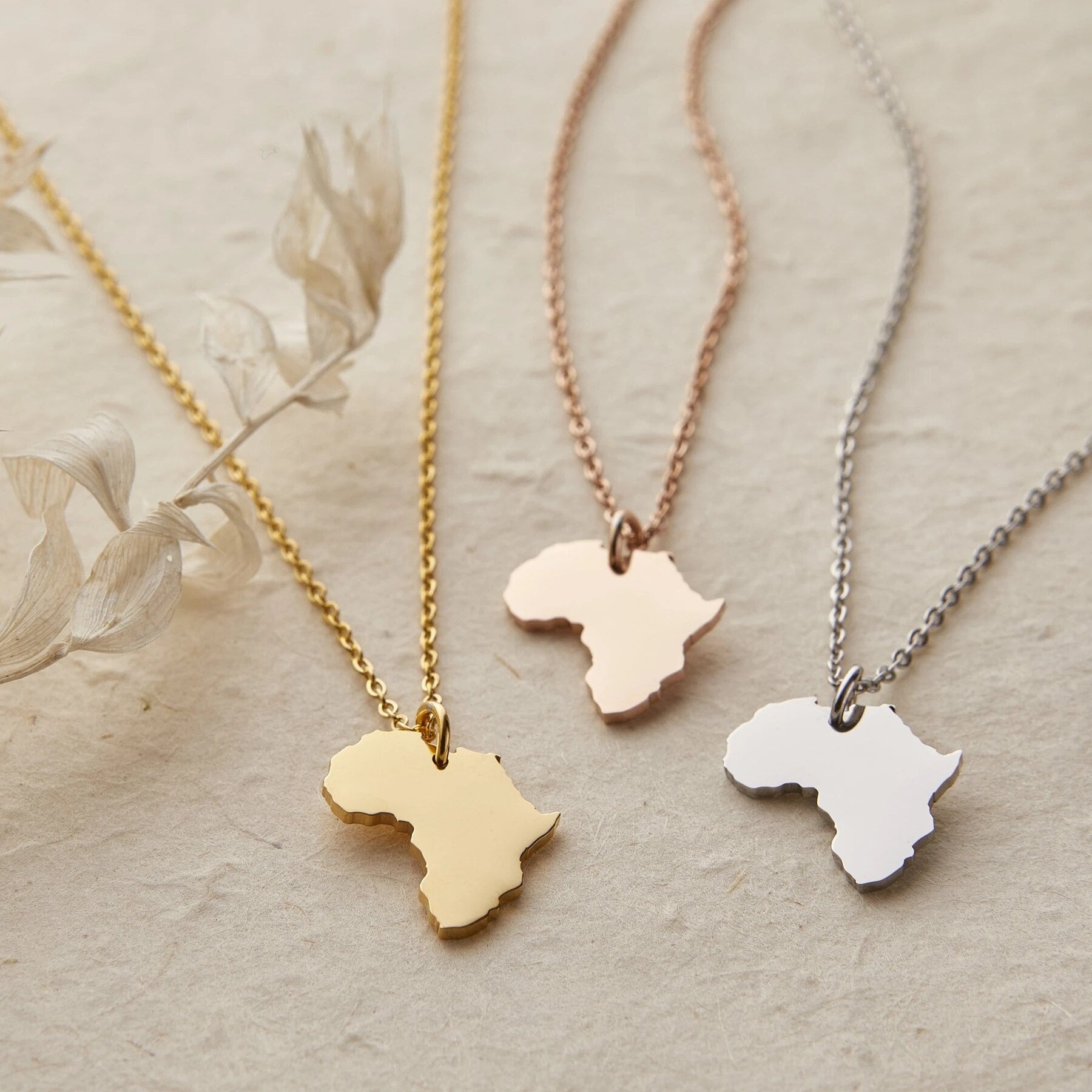 Collier Carte - Choisissez votre pays natal-Jamilah™