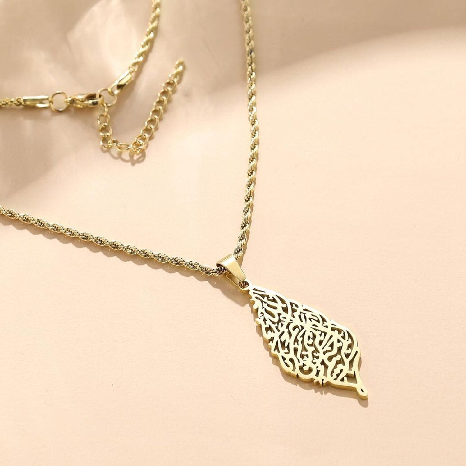 Pendentif Calligraphie Arabe &quot;Bismillah&quot;-Jamilah™