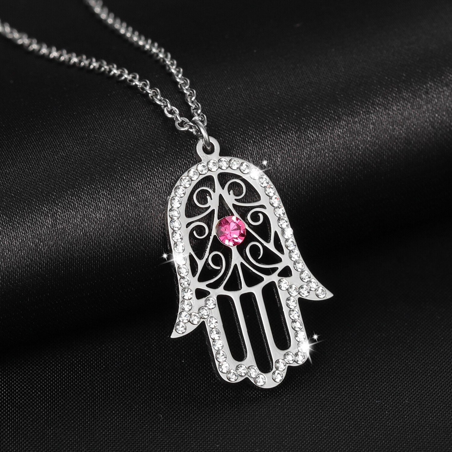 Collier Main de Fatma Rosa-Jamilah™