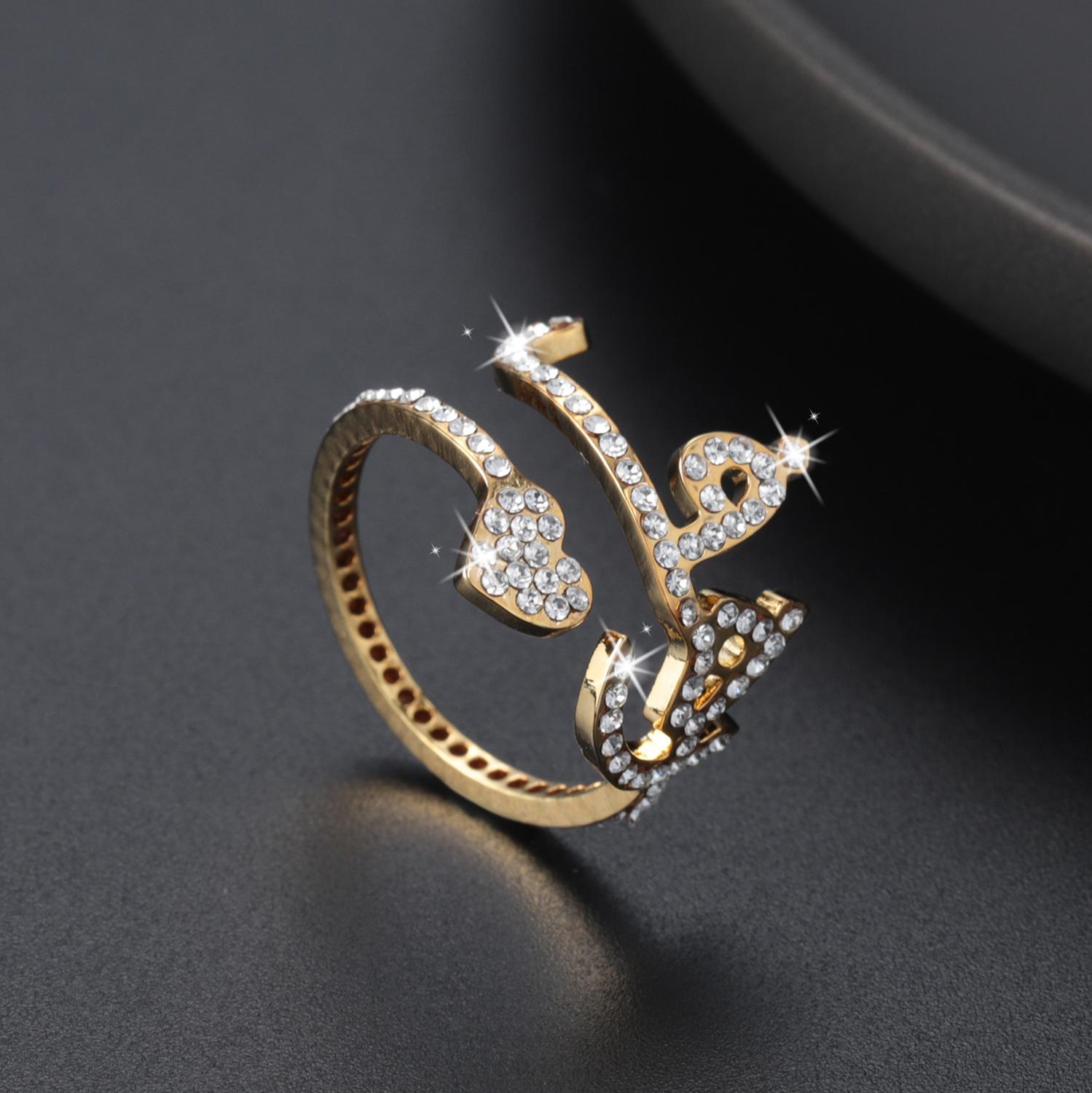 Bague Prénom Arabe avec Strass-Jamilah™