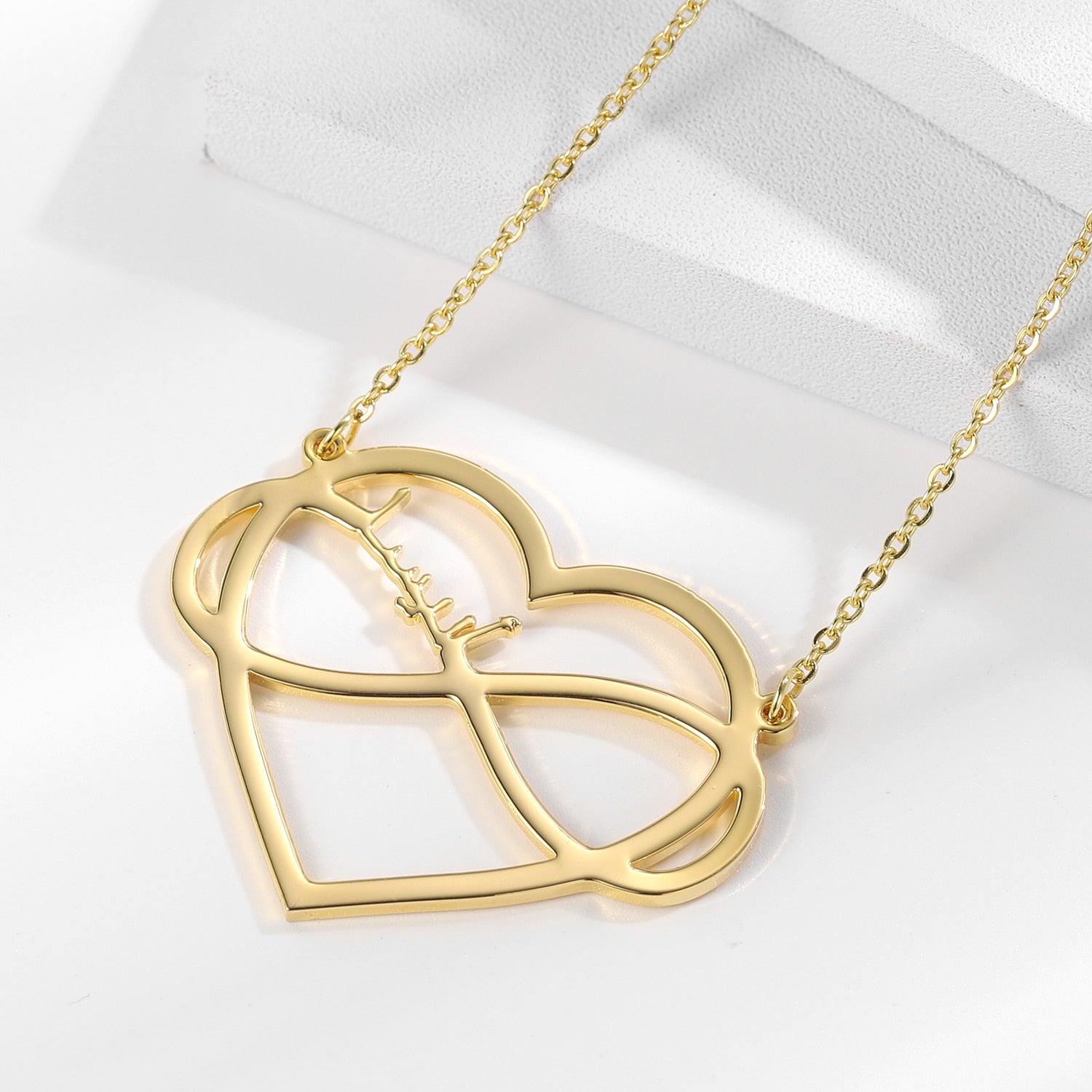 Collier Prénom Arabe Coeur-Jamilah™