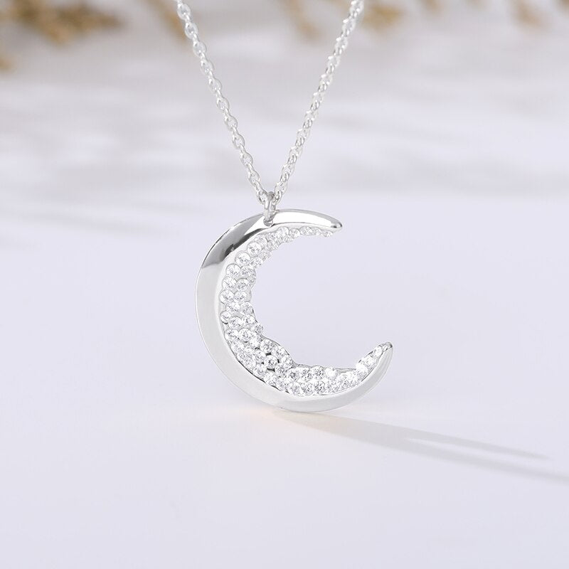 Collier Croissant de Lune avec Strass-Jamilah™
