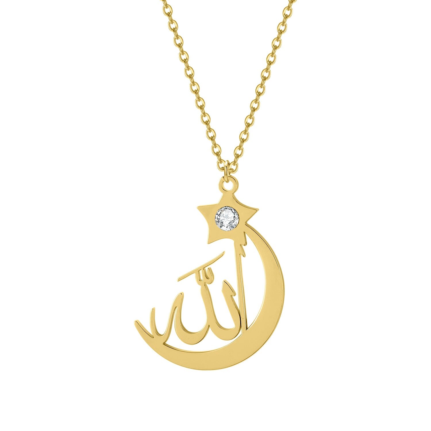 Collier Allah Croissant de Lune-Jamilah™
