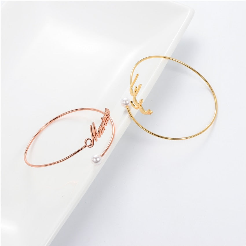 Bracelet Prénom Arabe avec Perle-Jamilah™