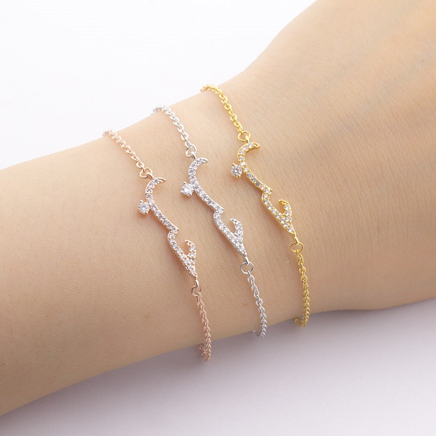 Bracelet Amour avec Strass - HUB-Jamilah™