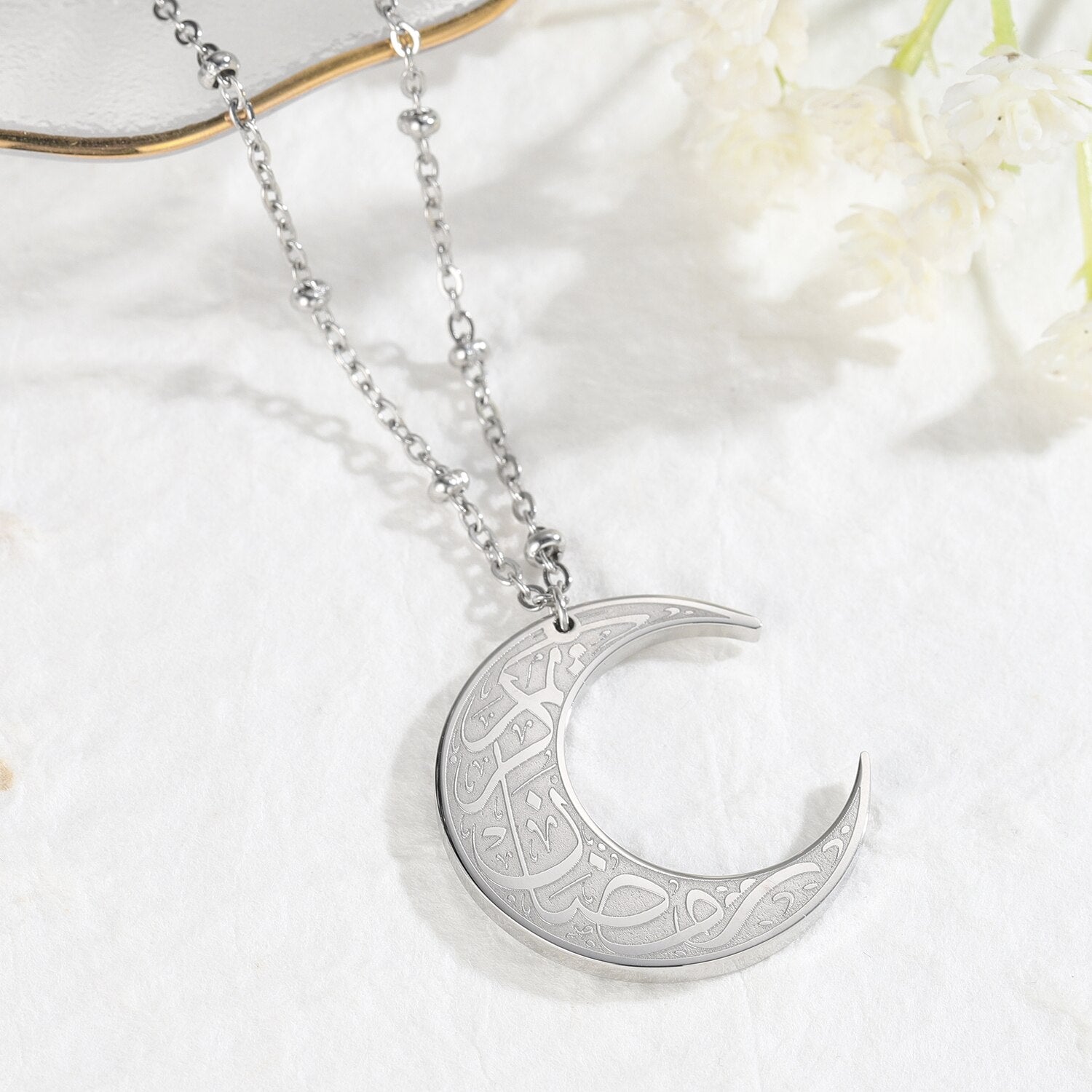 Collier Lune Ayat el Kursi-Jamilah™