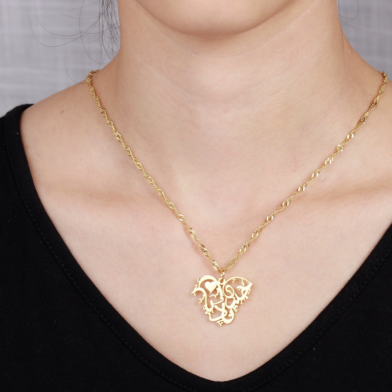 Collier Calligraphie Amour-Jamilah™
