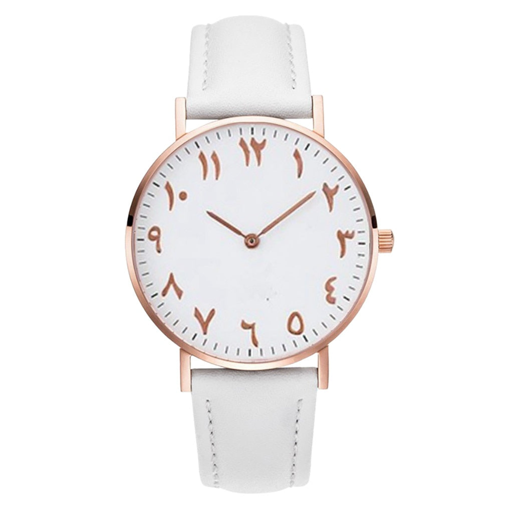 ORIGINE - Montre Chiffre Arabe Blanc-Jamilah™