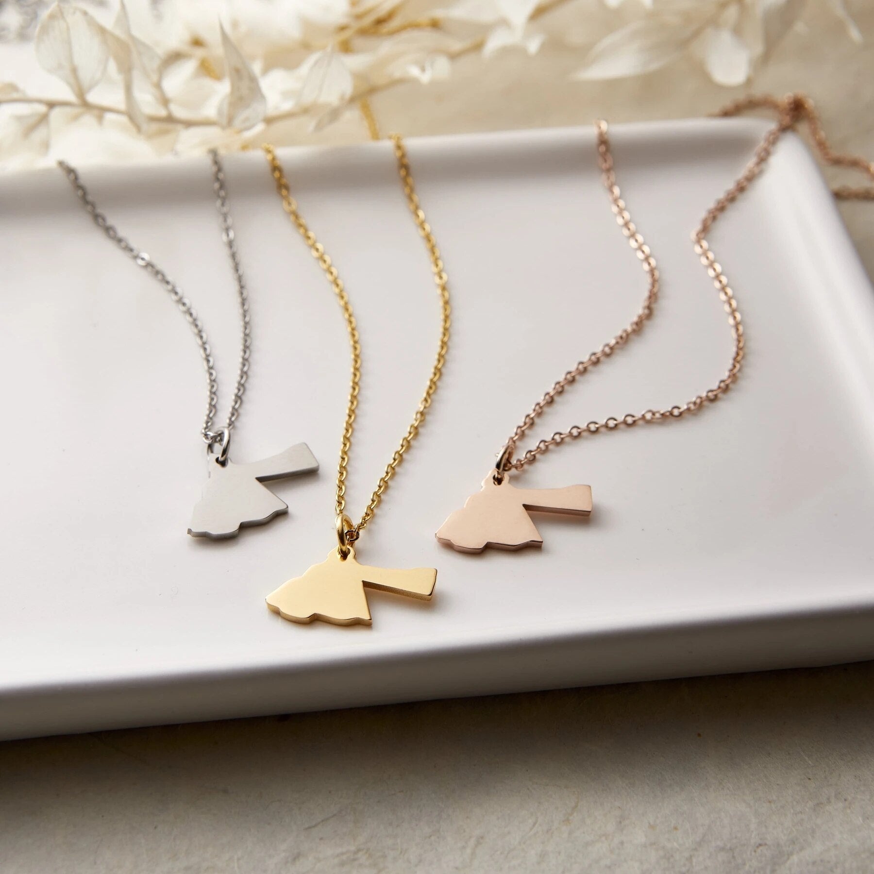 Collier Carte - Choisissez votre pays natal-Jamilah™