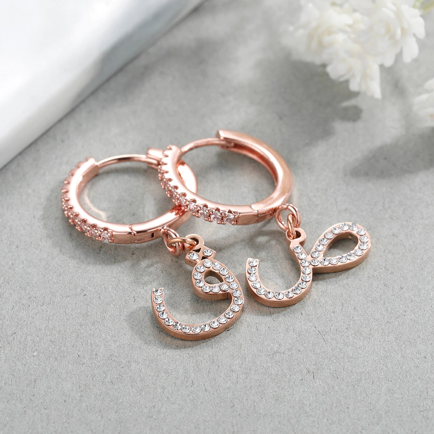 Boucles d&#39;Oreilles Arabe avec Strass-Jamilah™