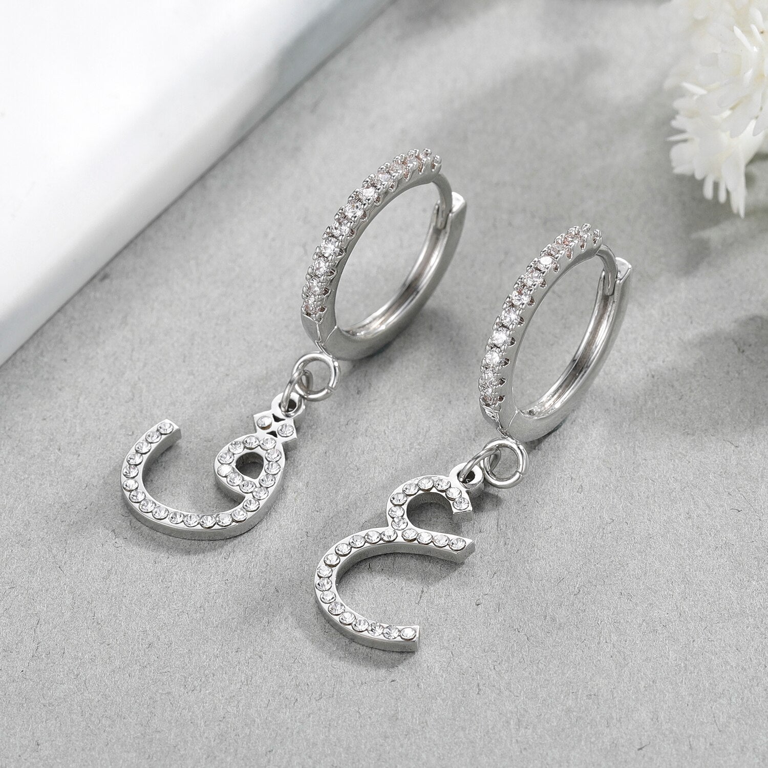 Boucles d&#39;Oreilles Arabe avec Strass-Jamilah™