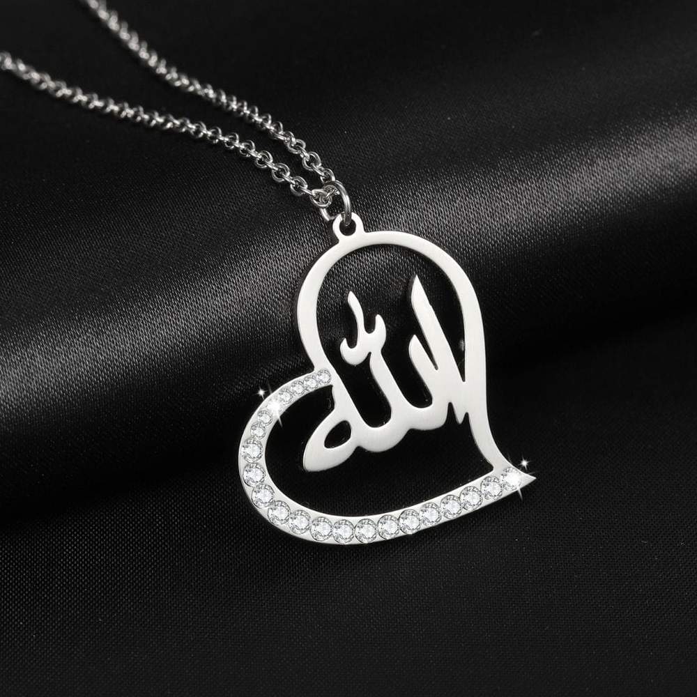Collier Coeur Allah avec Perles-Jamilah™